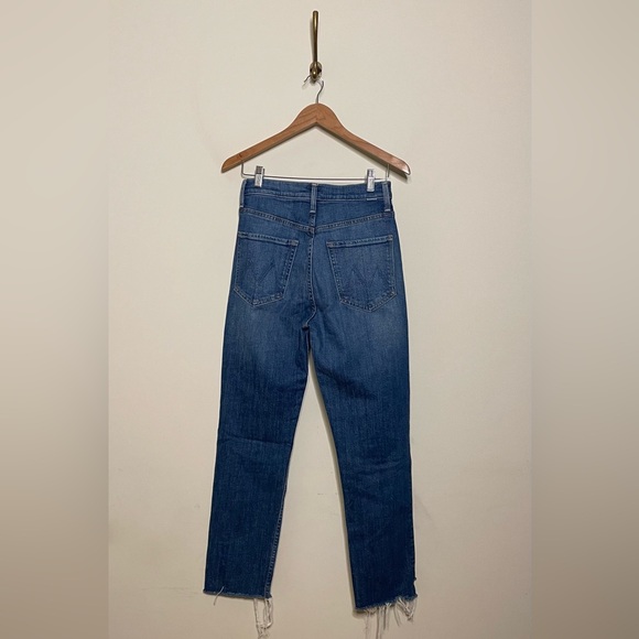 MOTHER High Waisted Rider Ankle Step Fray in Loafers and Lassos - Picture 7 of 10